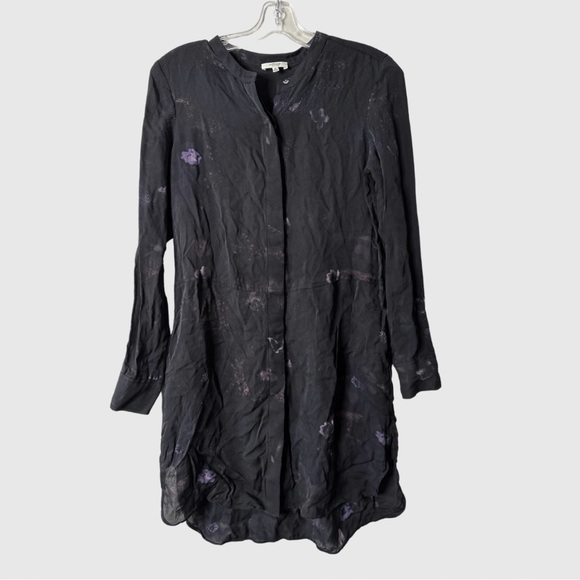 Wilfred Dresses & Skirts - Aritizia Wilfred Bossut Dress 100% Silk Shirt Dress Long Sleeve